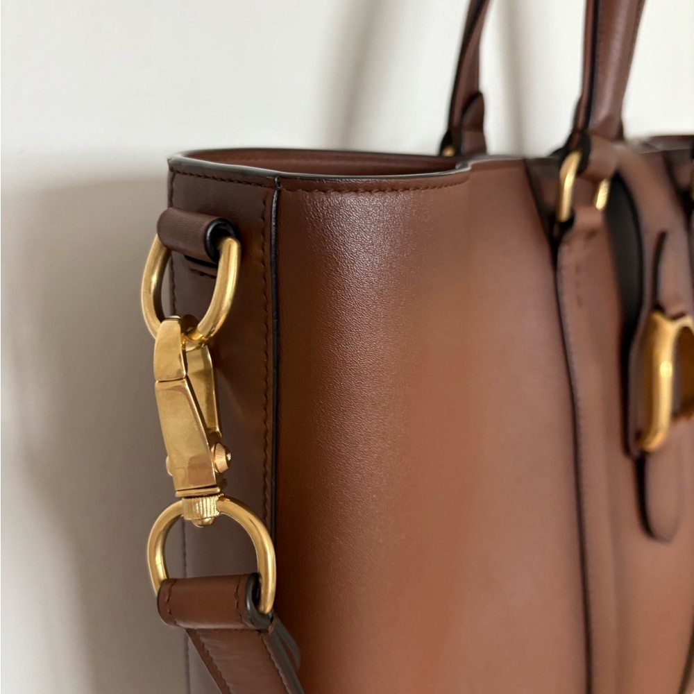 Ralph Lauren Purple Label Brown Leather Bag - Picture 8 of 16